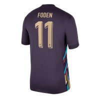 Dres Anglicko Phil Foden #11 Preč ME 2024 Krátky Rukáv